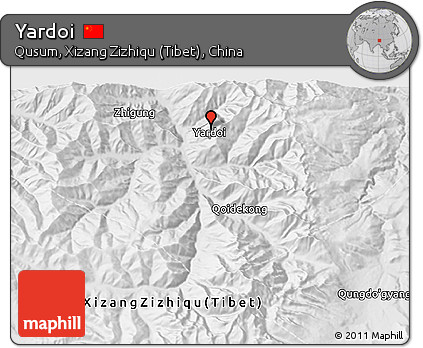 Physical 3D Map of Yardoi
