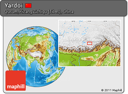 Physical Location Map of Yardoi