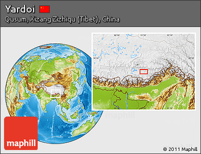 Physical Location Map of Yardoi