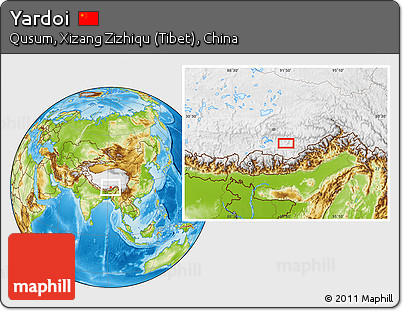 Physical Location Map of Yardoi