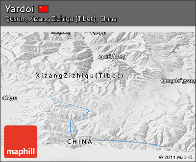Physical Panoramic Map of Yardoi