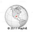 Outline Map of the Area around 28° 47' 8" N, 93° 25' 30" W, rectangular outline