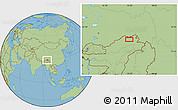 Savanna Style Location Map of the area around 28° 47' 8" N, 95° 16' 30" E