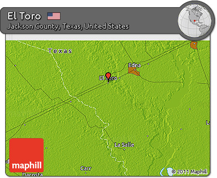 Physical 3D Map of El Toro