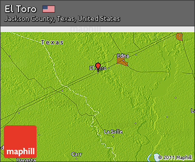 Physical 3D Map of El Toro
