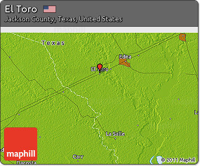 Physical 3D Map of El Toro