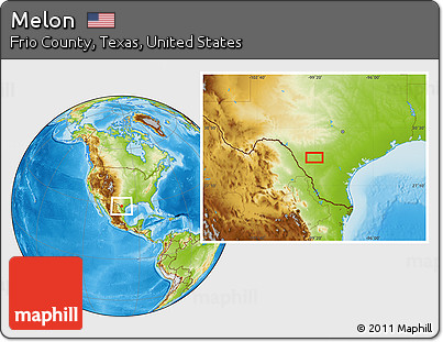 Physical Location Map of Melon