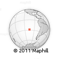 Outline Map of the Area around 28° 27' 45" S, 105° 19' 29" W, rectangular outline