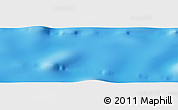 Physical Panoramic Map of the area around 28° 27' 45" S, 105° 19' 29" W