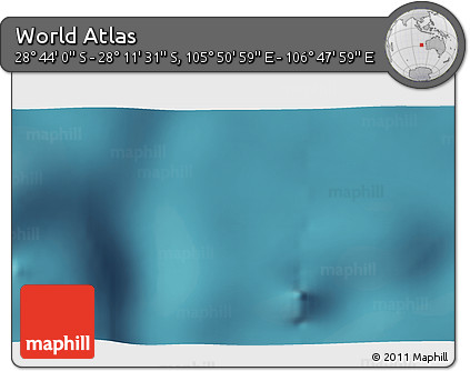 Satellite 3D Map of the Area around 28° 27' 45" S, 106° 19' 29" E