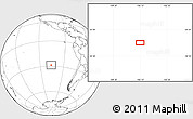 Blank Location Map of the area around 28° 27' 45" S, 106° 10' 30" W