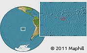 Satellite Location Map of the area around 28° 27' 45" S, 106° 10' 30" W
