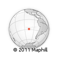 Outline Map of the Area around 28° 27' 45" S, 106° 10' 30" W, rectangular outline