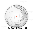 Outline Map of the Area around 28° 27' 45" S, 107° 1' 30" W, rectangular outline