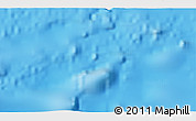 Physical 3D Map of the area around 28° 27' 45" S, 109° 34' 29" W