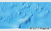 Political 3D Map of the area around 28° 27' 45" S, 109° 34' 29" W