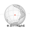 Outline Map of the Area around 28° 27' 45" S, 109° 34' 29" W, rectangular outline