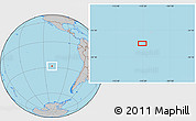 Gray Location Map of the area around 28° 27' 45" S, 110° 25' 30" W