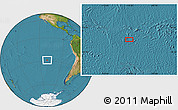 Satellite Location Map of the area around 28° 27' 45" S, 110° 25' 30" W