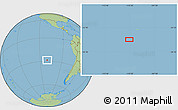 Savanna Style Location Map of the area around 28° 27' 45" S, 110° 25' 30" W
