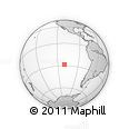 Outline Map of the Area around 28° 27' 45" S, 110° 25' 30" W, rectangular outline
