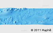 Physical Panoramic Map of the area around 28° 27' 45" S, 110° 25' 30" W