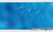 Physical 3D Map of the area around 28° 27' 45" S, 111° 25' 30" E