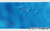 Shaded Relief 3D Map of the area around 28° 27' 45" S, 111° 25' 30" E