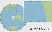 Savanna Style Location Map of the area around 28° 27' 45" S, 111° 25' 30" E