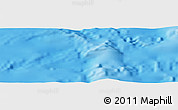 Physical Panoramic Map of the area around 28° 27' 45" S, 111° 16' 30" W