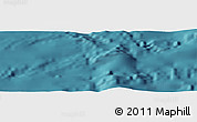 Satellite Panoramic Map of the area around 28° 27' 45" S, 111° 16' 30" W