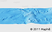 Shaded Relief Panoramic Map of the area around 28° 27' 45" S, 111° 16' 30" W