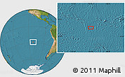 Satellite Location Map of the area around 28° 27' 45" S, 112° 7' 30" W