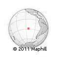 Outline Map of the Area around 28° 27' 45" S, 112° 7' 30" W, rectangular outline