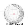 Outline Map of the Area around 28° 27' 45" S, 112° 58' 29" W, rectangular outline