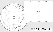 Blank Location Map of the area around 28° 27' 45" S, 115° 31' 30" W