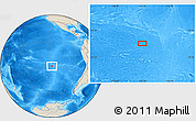 Shaded Relief Location Map of the area around 28° 27' 45" S, 115° 31' 30" W