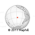 Outline Map of the Area around 28° 27' 45" S, 115° 31' 30" W, rectangular outline