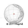 Outline Map of the Area around 28° 27' 45" S, 116° 22' 30" W, rectangular outline