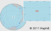 Gray Location Map of the area around 28° 27' 45" S, 117° 13' 29" W