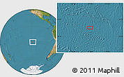 Satellite Location Map of the area around 28° 27' 45" S, 117° 13' 29" W