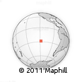 Outline Map of the Area around 28° 27' 45" S, 118° 4' 29" W, rectangular outline