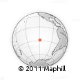 Outline Map of the Area around 28° 27' 45" S, 118° 55' 30" W, rectangular outline