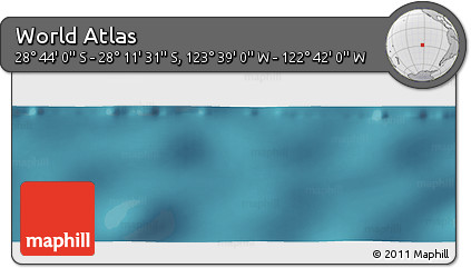 Satellite Panoramic Map of the Area around 28° 27' 45" S, 123° 10' 30" W