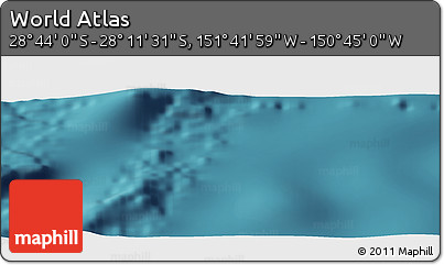 Satellite Panoramic Map of the Area around 28° 27' 45" S, 151° 13' 29" W