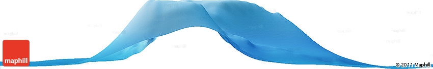 Shaded Relief Horizon Map of the Area around 28° 27' 45" S, 155° 37' 30" E