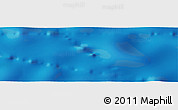 Shaded Relief Panoramic Map of the area around 28° 27' 45" S, 161° 25' 30" W