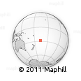Outline Map of the Area around 28° 27' 45" S, 166° 31' 30" W, rectangular outline