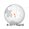 Outline Map of the Area around 28° 27' 45" S, 169° 13' 29" E, rectangular outline
