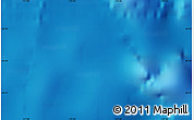 Shaded Relief Map of the area around 28° 27' 45" S, 170° 46' 30" W